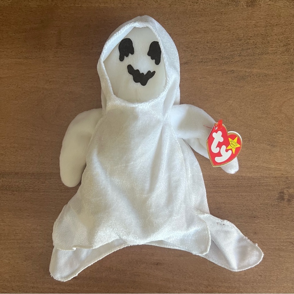 TY Beanie Babies “Sheets” Ghost Plush